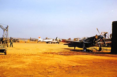 45th Maint. area Kimpo K-14 feb/52