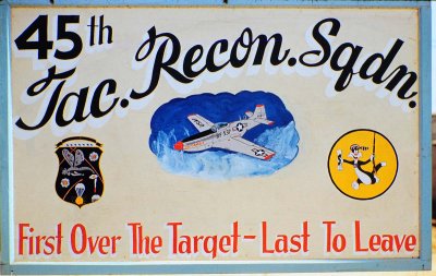 45th Tactical Recon sign K-14 feb/52
