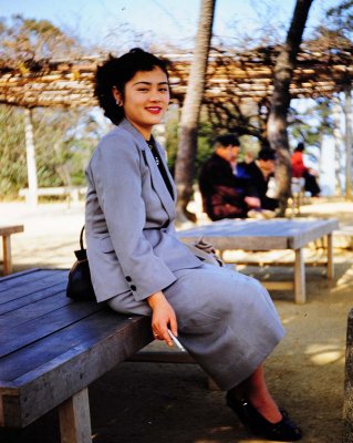 Local girl in Itazuke 1951