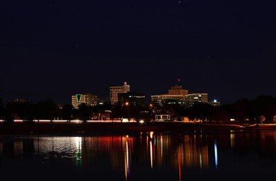 Midland at night