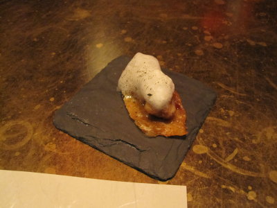 Crispy Chicken Skin in Escabeche