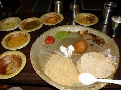 Traditional Indian dishes