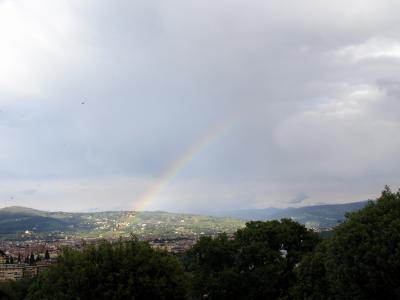 Rainbow at Piazzale Michelangelo