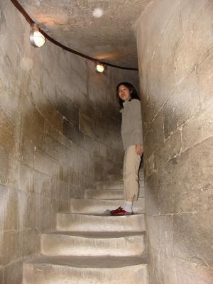 Stairs inside Leaning Tower
