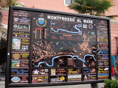 Monterosso trail map