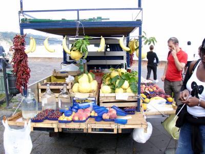 A stall in Sorrento