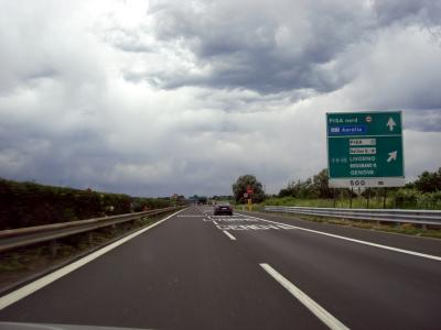 Driving on Autostrada