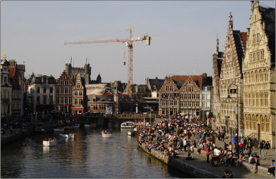 Gand, Graslei & Leie river #03