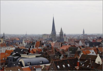 Gand, view from Gravensteen #27
