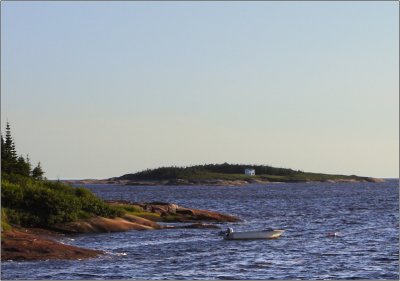 Natashquan, vue du gîte Le port d'Attache #01