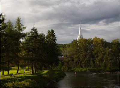 Causapscal, confluence des rivières Causapscal et Matapédia #01