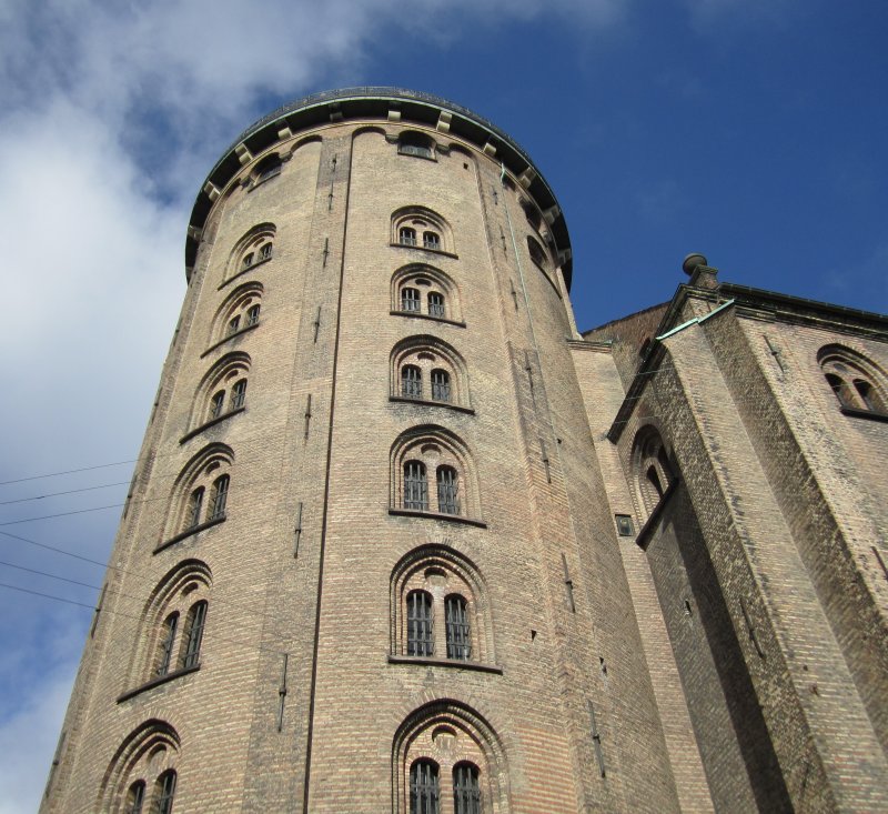 Rundetaarn, built in 1642 as an astronomical observatory  we walked to the top