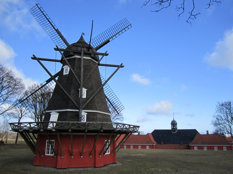Kastellets windmill  it was self-sufficient for grain