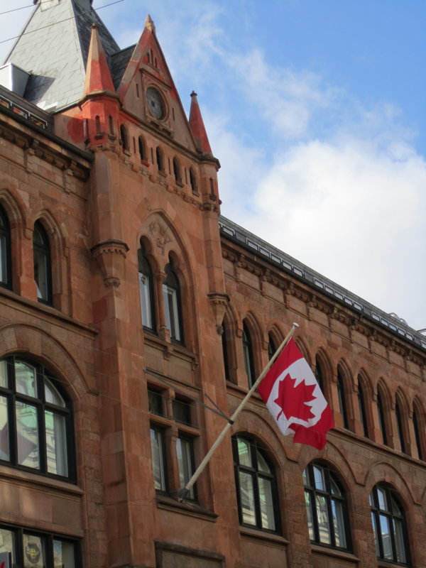 The Canadian embassy, right downtown