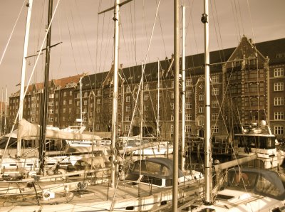 Christianshavn canals, near where Smilla's Sense of Snow was set