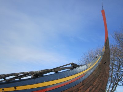 And here is a reconstructed Viking ship, recently sailed from Roskilde to Ireland (and back)