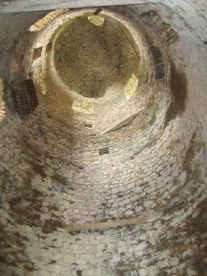 This is inside the central tower, which is freestanding