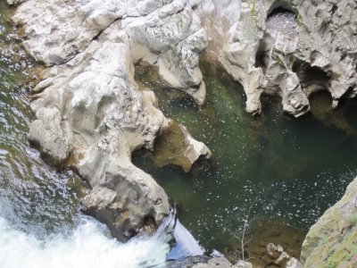 The roar of the river inside the caves was phenomenally loud