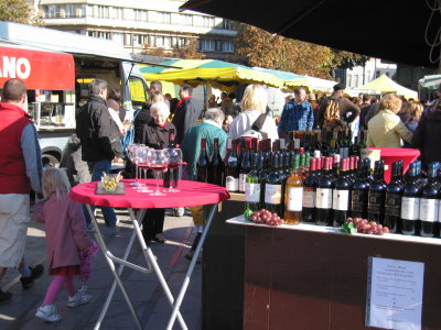 Back in Brussels: the Flagey market