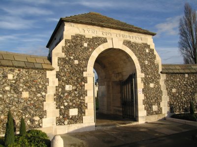 Tyne Cot Cemetery entrance