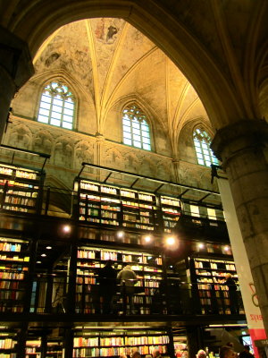 A church-come-bookstore in Maastricht