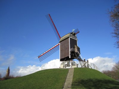 Windmills! We must be in Flanders