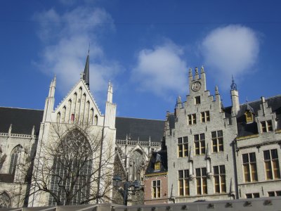 Buildings surrounding the cathedral