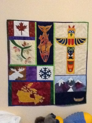 You Are Canadian quilt for Lars