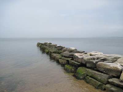 Jetty Going Into Long Island Sound