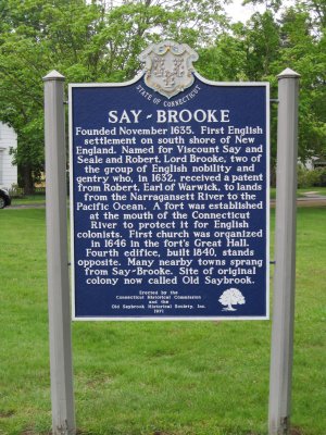 History Of Old Say Brook