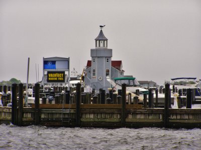 Lighthouse and Wharf at the Point