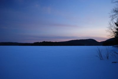 Lake, Sunrise, -20 celsius