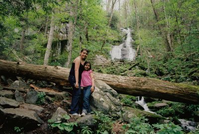 Johanna & Christina at  Fern Cliff Falls