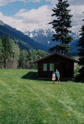 This doesn't look like New York! Our cabin near Mt. Robson Provincial Park 7/13/11