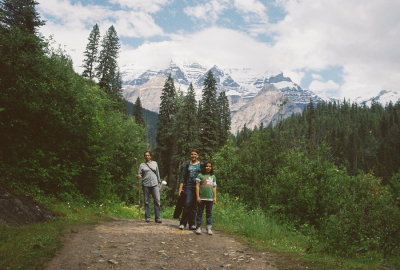 Berg Lake trail with Mt. Robson in the background. 7/13/11
