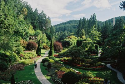 The elegant Butchart Gardens near Victoria, BC. 7/20/11