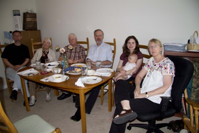 Stuart, Janet, Warner, Phil, Kathryn, Kathleen, Eva