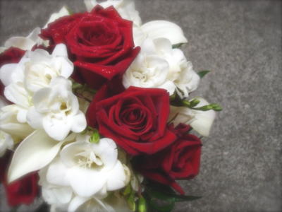 red and white