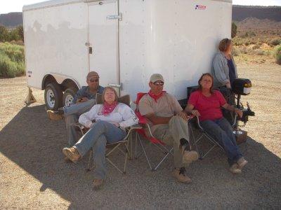 Carbon County Crewfinds a smallspot of shade