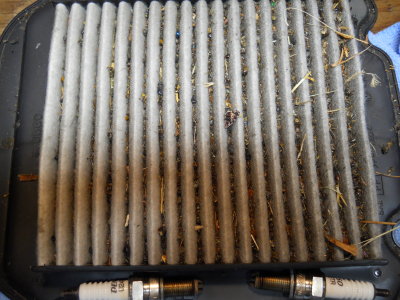 DL 1000 air filter after 22,000 miles