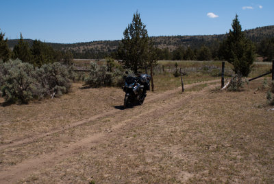 Behind these two unmarked gates lies Newspaper Rock