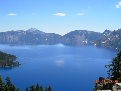 Crater Lake looking North