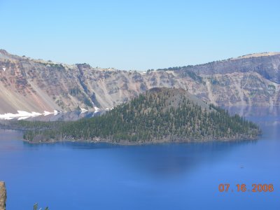 Wizzard Island looking South