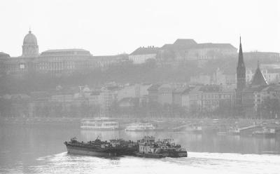 Barge on the Danube