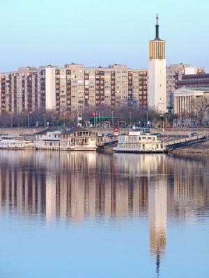 Danube east bank (view from Margit Island)