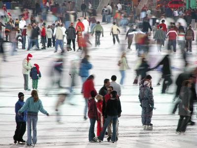 A winter ice skating arena -  Hsk Tr (Heroe's Square) area