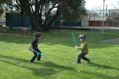 Dueling Lightsabers
