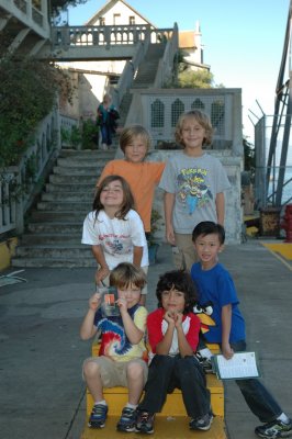 Will and Friends on a Birthday Trip to Alcatraz