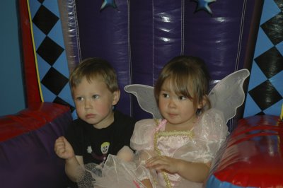 Giselle and Will at the Boo Bash