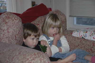 Will and Cousin Grace Spend Some Quality Time Vegging Out